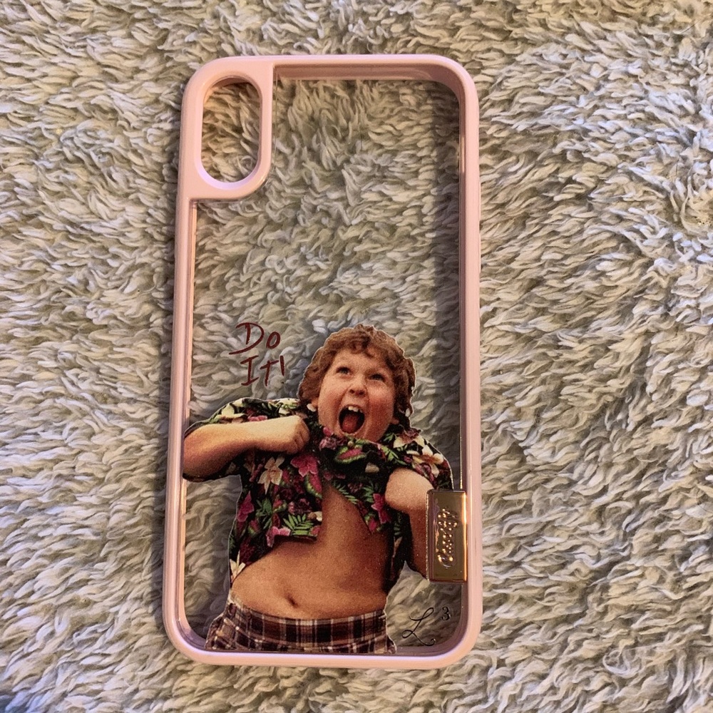 THE GOONIES “truffle shuffle” iPhone X case.